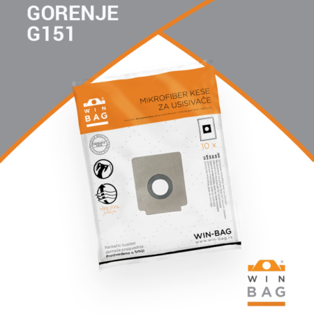 Торби за Gorenje VC1411B - VC1611CXBK - VC1615G - VCK1301 Typhoon правосмукалки
