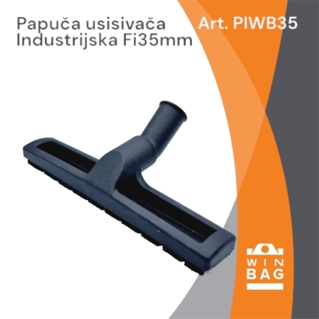 Индустриска влечка со тркала за правосмукалка Fi35 mm.
