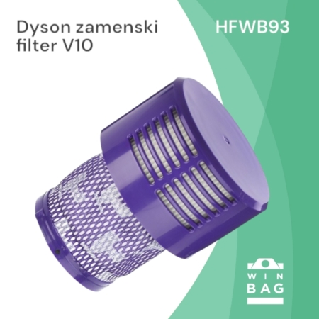 Хепа филтер за Dyson 969082/01 - V10 - SV12 Правосмукалки за животни.