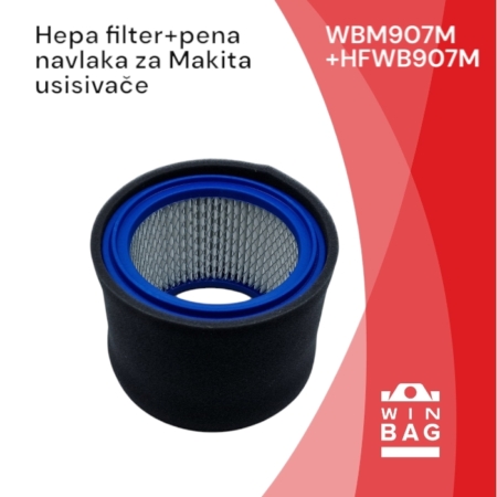 филтер+заштитна пена капак за Makita P-70219
